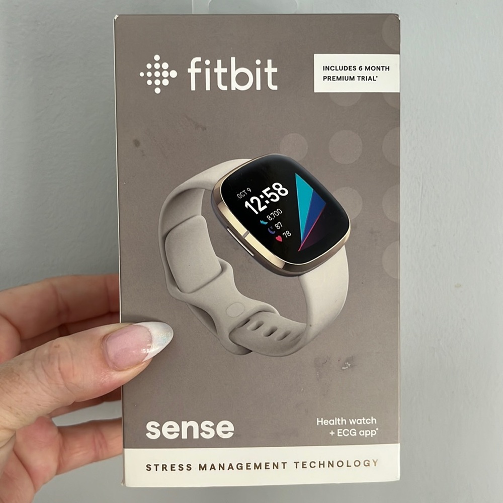 New in box Fitbit - Sense with Stress Management technology. health watch + ECG